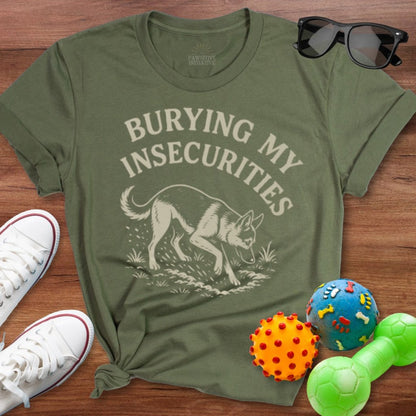 Burying My Insecurities Shirt - The Pawsitive Initiative