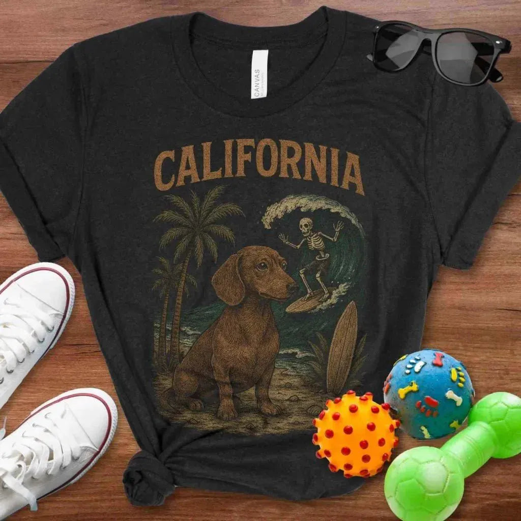 California Dachshund Shirt - The Pawsitive Initiative