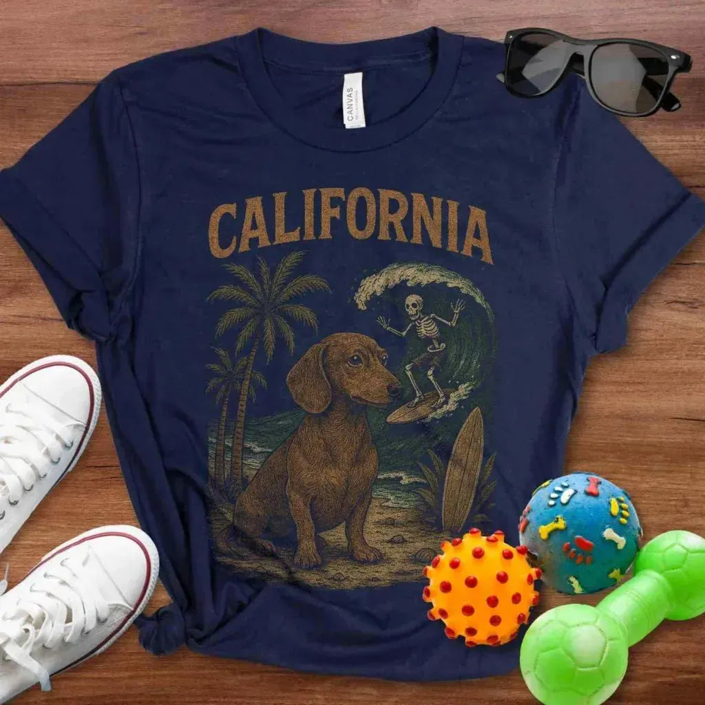 California Dachshund Shirt - The Pawsitive Initiative