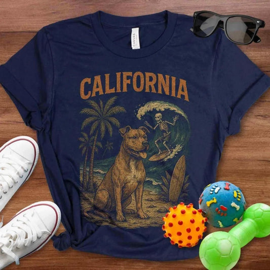 California Pitbull Shirt - The Pawsitive Initiative