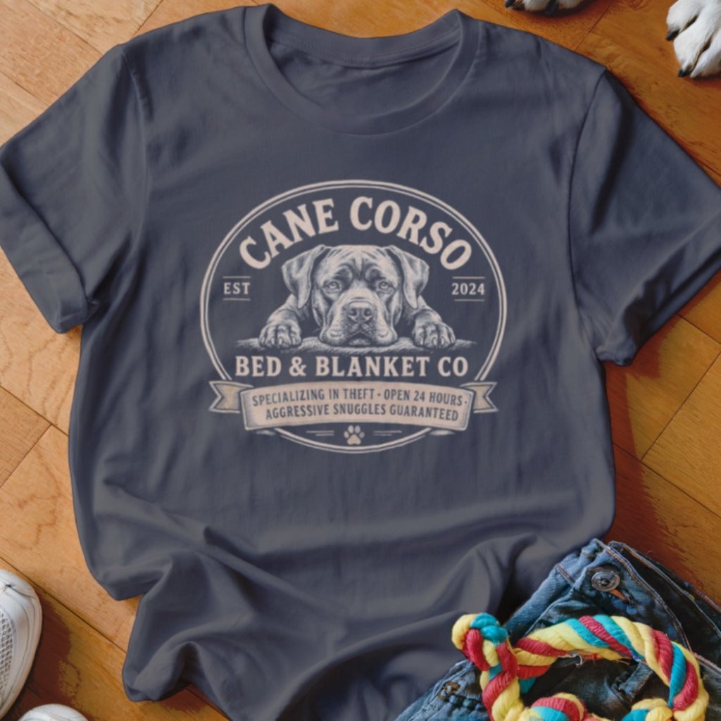 Cane Corso Bed & Blanket Co Shirt - The Pawsitive Initiative
