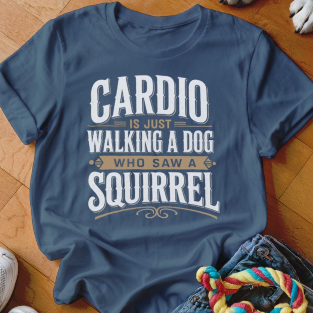Cardio Dog Squirrel Shirt - The Pawsitive Initiative