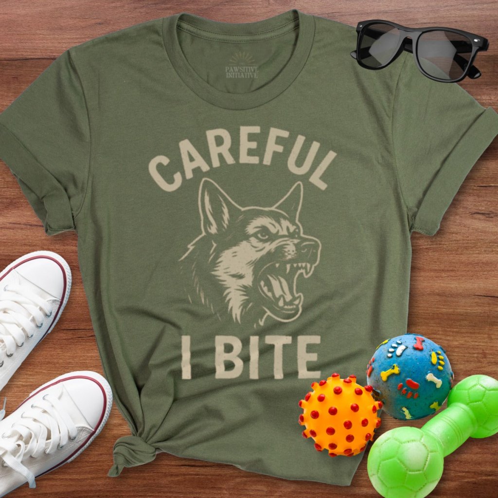 Careful I Bite Shirt - The Pawsitive Initiative