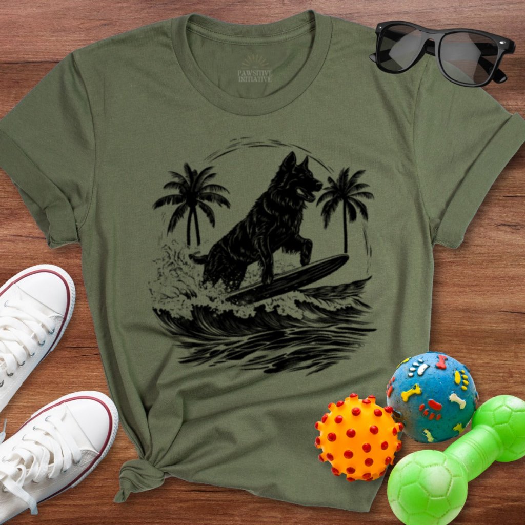 Catching Waves Shepherd Shirt - The Pawsitive Initiative