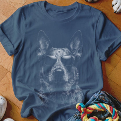 Cattle Dog in Aviators Shirt - The Pawsitive Initiative