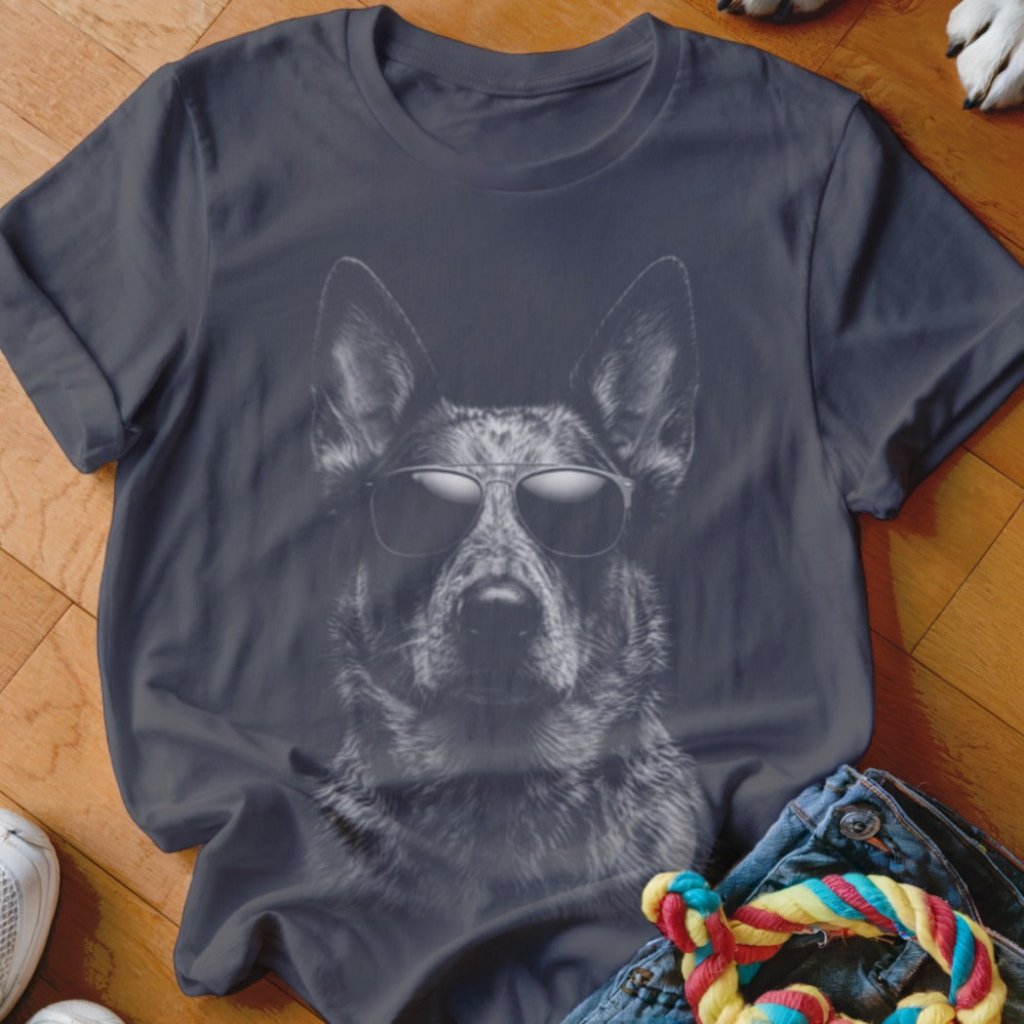 Cattle Dog in Aviators Shirt - The Pawsitive Initiative