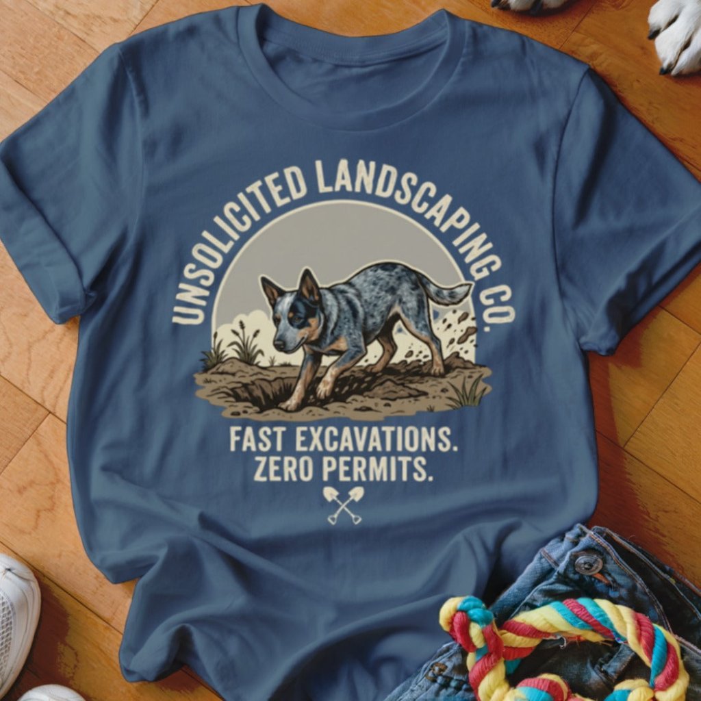 Cattle Dog Unsolicited Landscaping Co Shirt - The Pawsitive Initiative