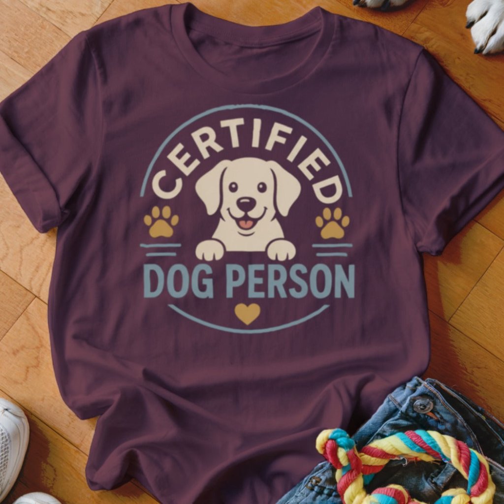 Certified Dog Person Shirt - The Pawsitive Initiative