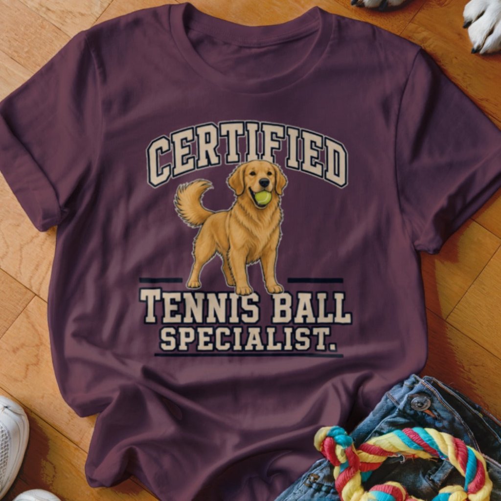 Certified Tennis Ball Specialist Shirt - The Pawsitive Initiative