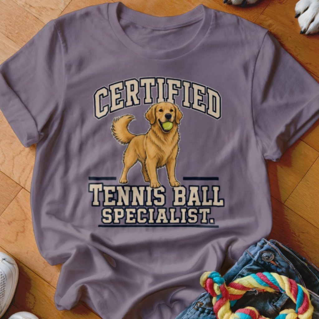 Certified Tennis Ball Specialist Shirt - The Pawsitive Initiative