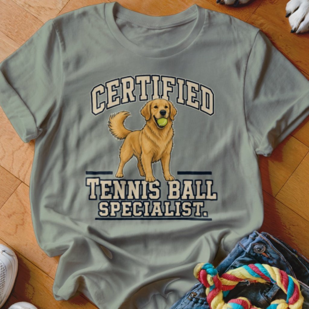Certified Tennis Ball Specialist Shirt - The Pawsitive Initiative