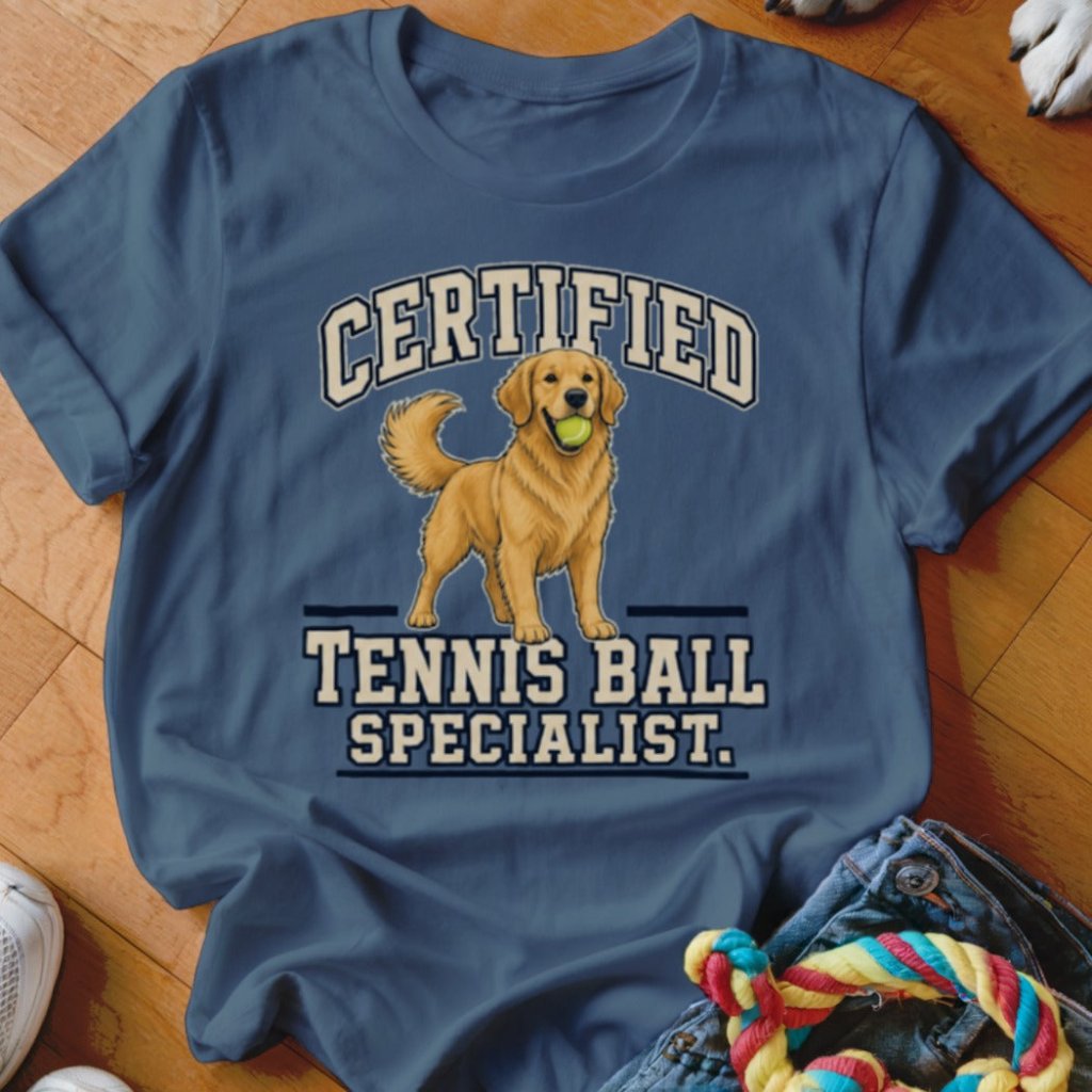 Certified Tennis Ball Specialist Shirt - The Pawsitive Initiative