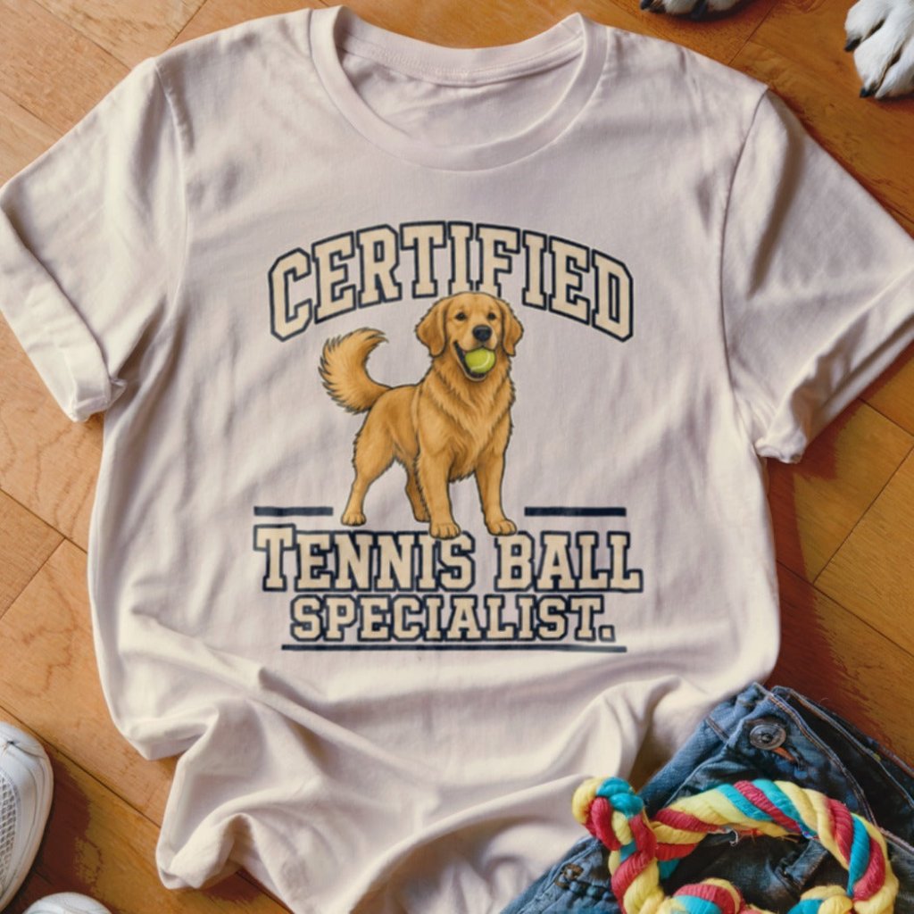 Certified Tennis Ball Specialist Shirt - The Pawsitive Initiative