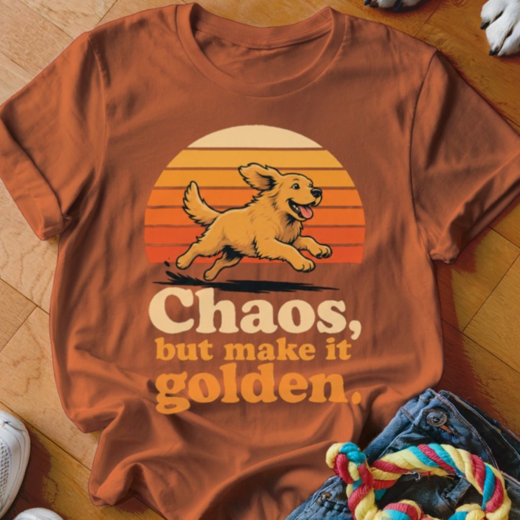 Chaos But Make It Golden Shirt - The Pawsitive Initiative