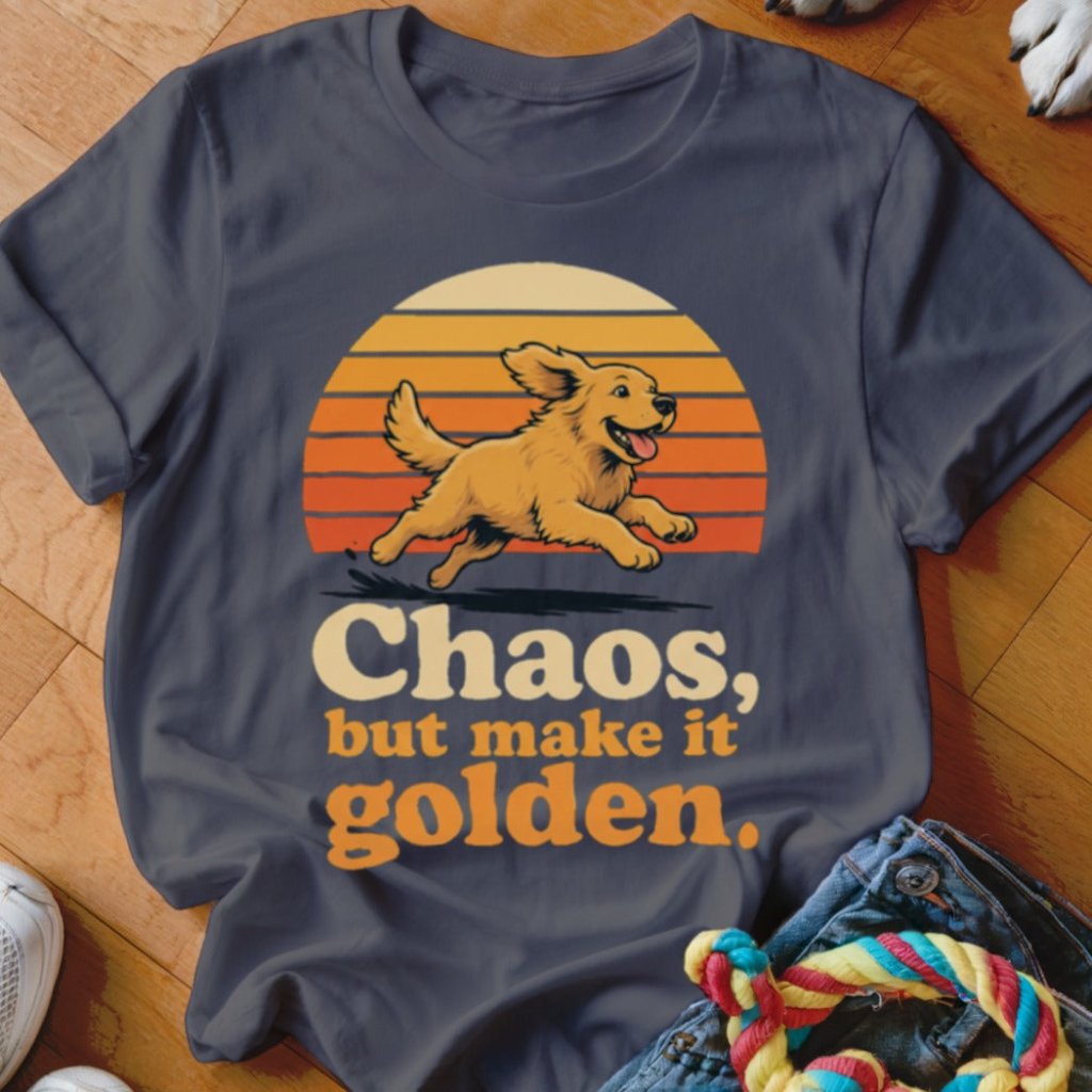 Chaos But Make It Golden Shirt - The Pawsitive Initiative