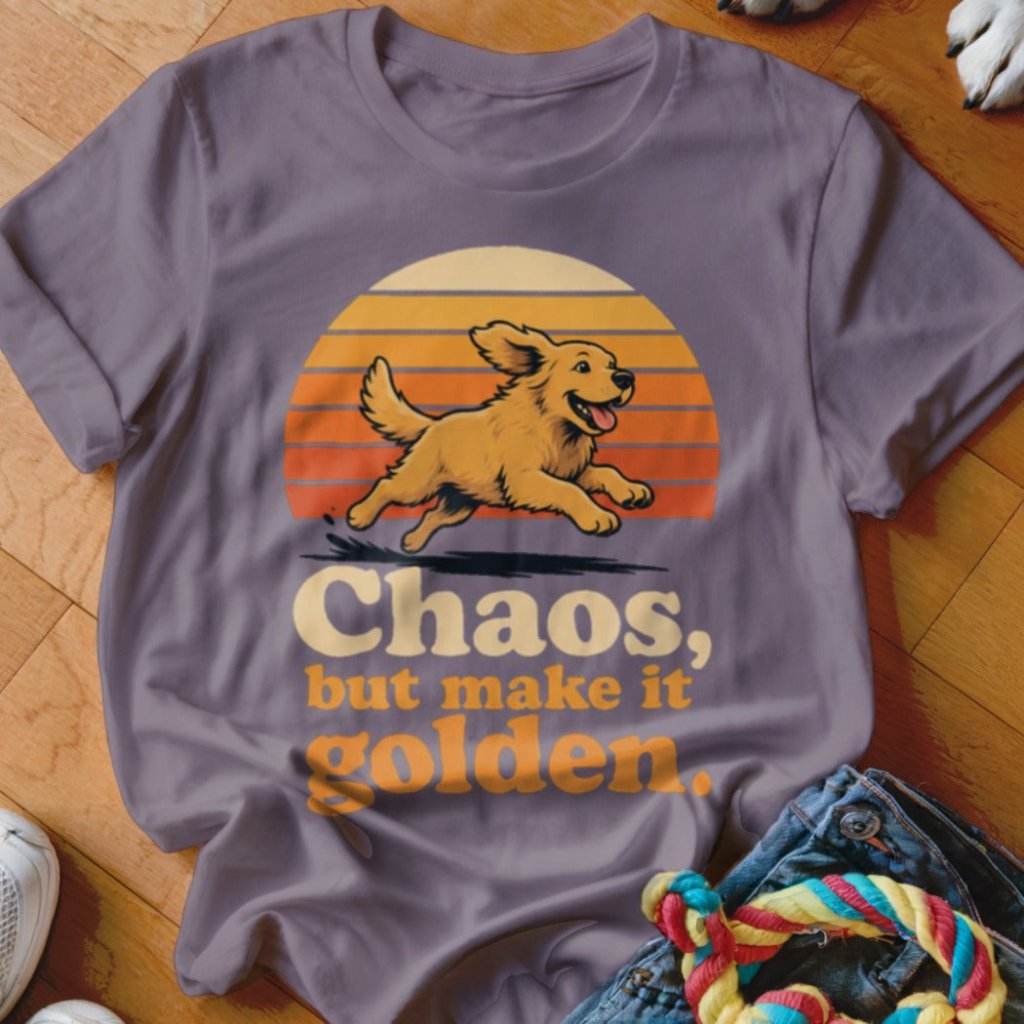 Chaos But Make It Golden Shirt - The Pawsitive Initiative