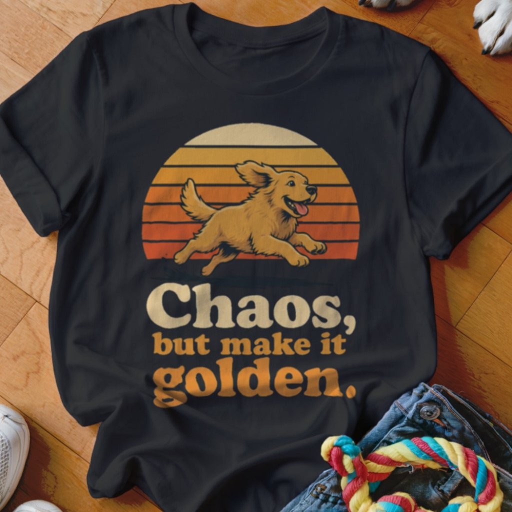 Chaos But Make It Golden Shirt - The Pawsitive Initiative