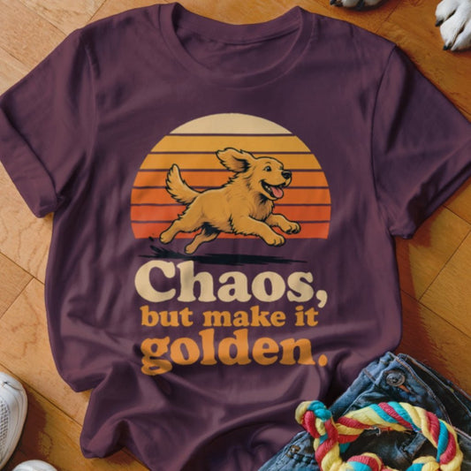 Chaos But Make It Golden Shirt - The Pawsitive Initiative