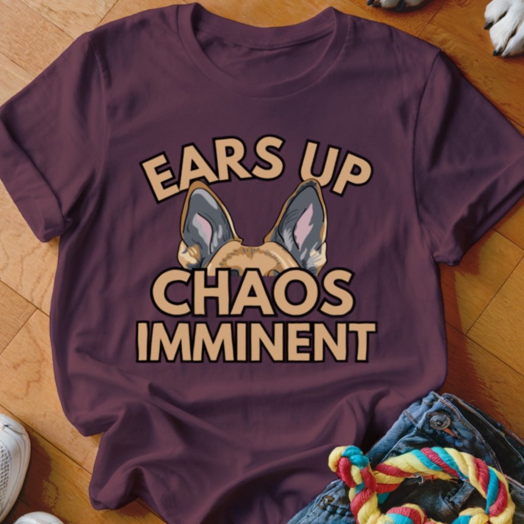 Chaos Imminent GSD Color Shirt - The Pawsitive Initiative