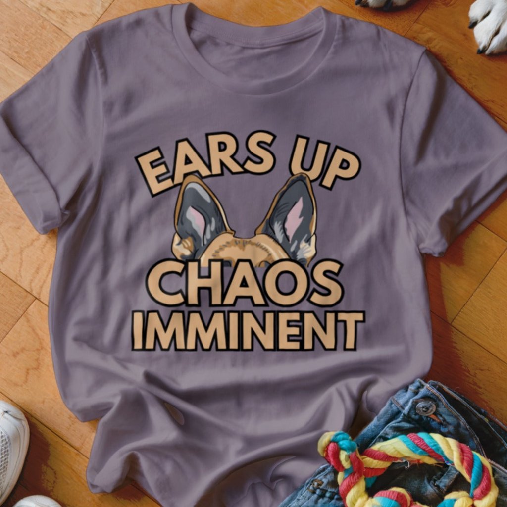 Chaos Imminent GSD Color Shirt - The Pawsitive Initiative