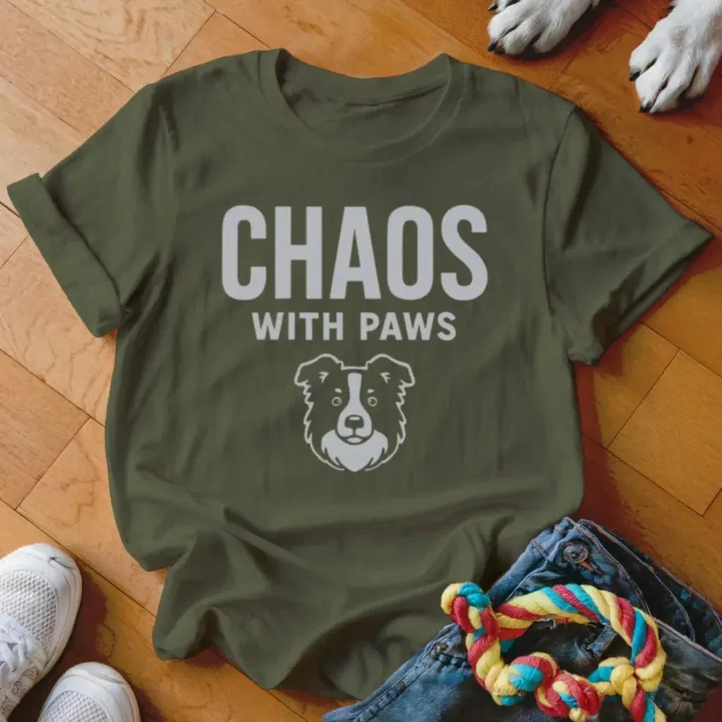 Chaos With Paws Shirt - The Pawsitive Initiative