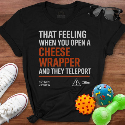 Cheese Wrapper Shirt - The Pawsitive Initiative