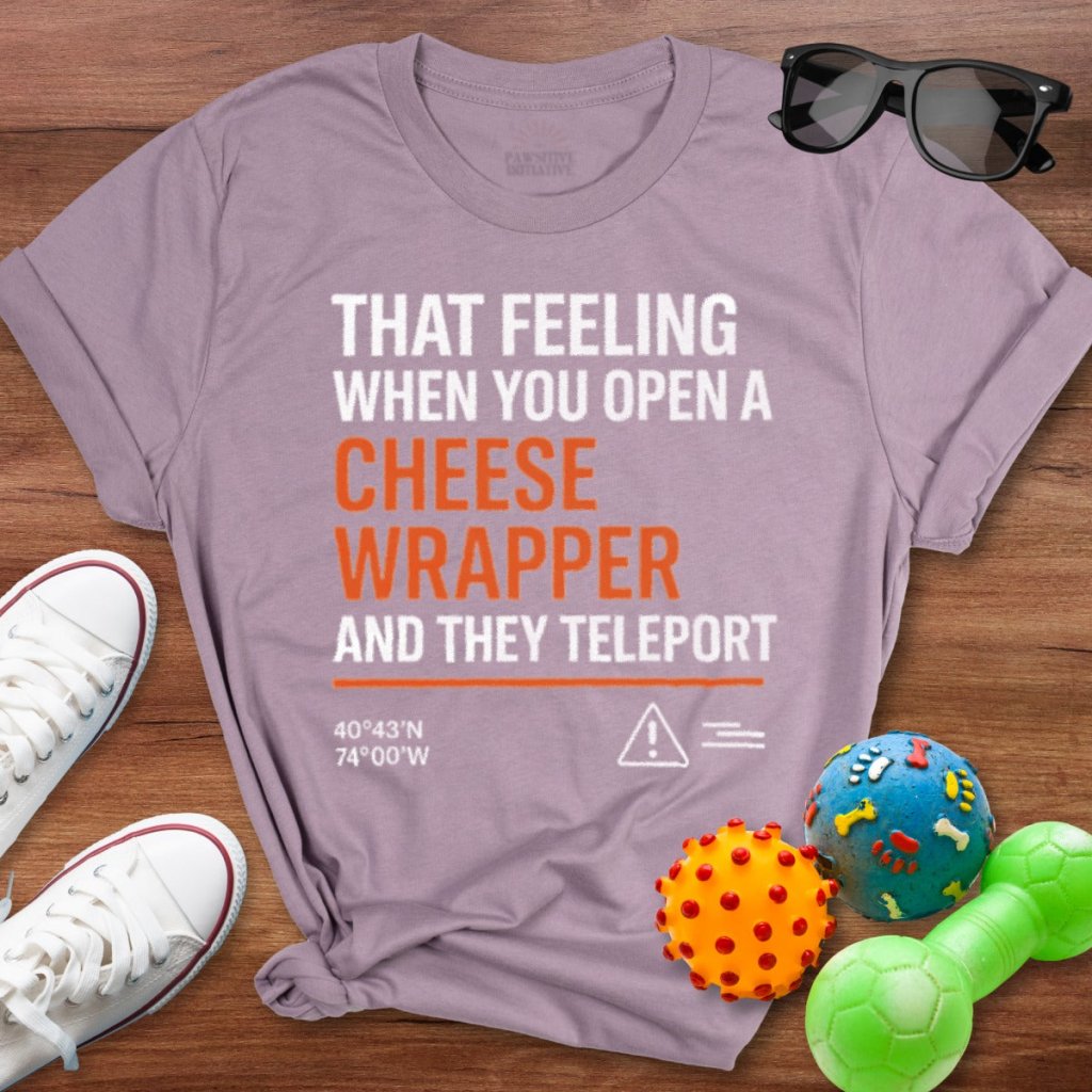 Cheese Wrapper Shirt - The Pawsitive Initiative