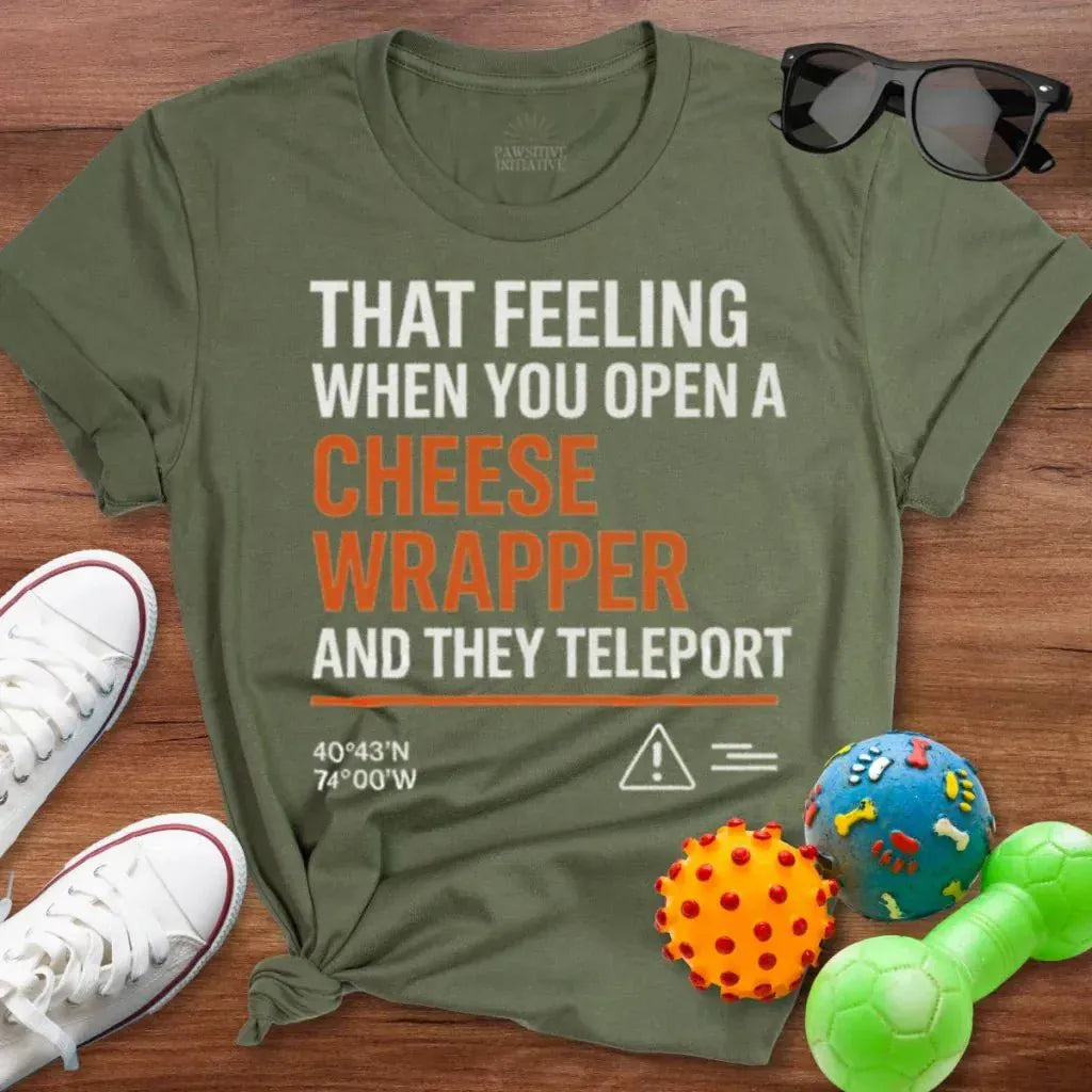 Cheese Wrapper Shirt - The Pawsitive Initiative
