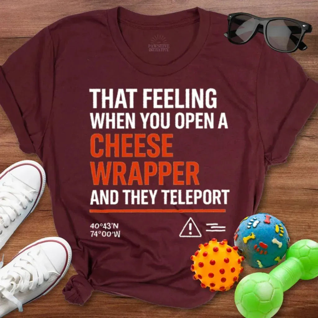 Cheese Wrapper Shirt - The Pawsitive Initiative