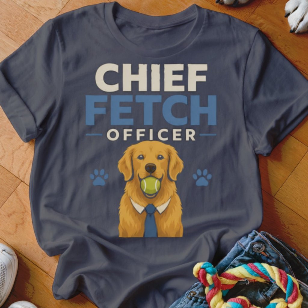 Chief Fetch Officer Shirt - The Pawsitive Initiative