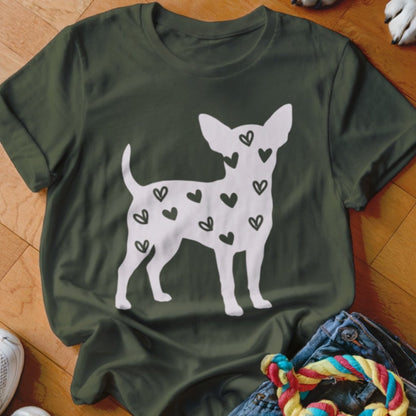 Chihuahua Hearts Shirt - The Pawsitive Initiative