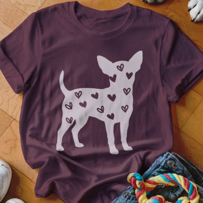 Chihuahua Hearts Shirt - The Pawsitive Initiative