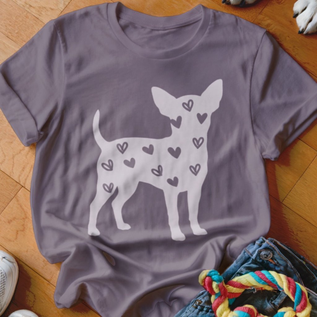 Chihuahua Hearts Shirt - The Pawsitive Initiative
