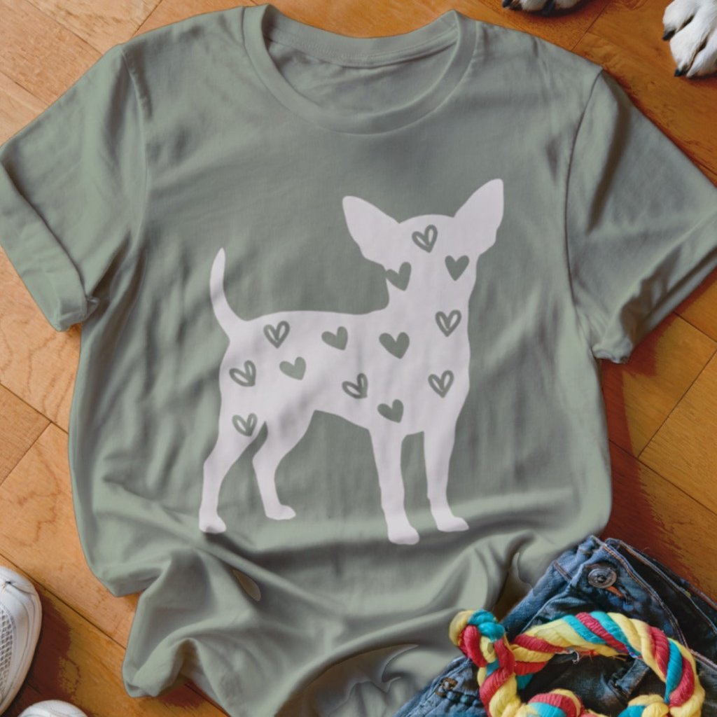 Chihuahua Hearts Shirt - The Pawsitive Initiative