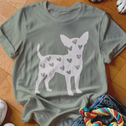 Chihuahua Hearts Shirt - The Pawsitive Initiative