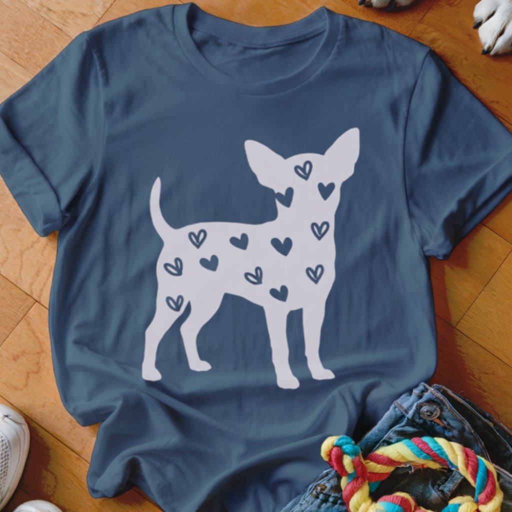 Chihuahua Hearts Shirt - The Pawsitive Initiative