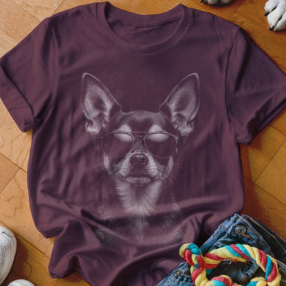 Chihuahua in Aviators Shirt - The Pawsitive Initiative