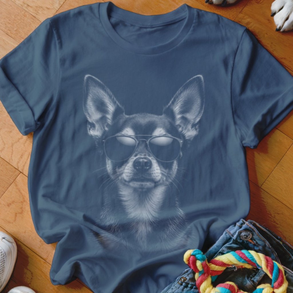 Chihuahua in Aviators Shirt - The Pawsitive Initiative