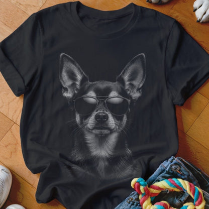 Chihuahua in Aviators Shirt - The Pawsitive Initiative