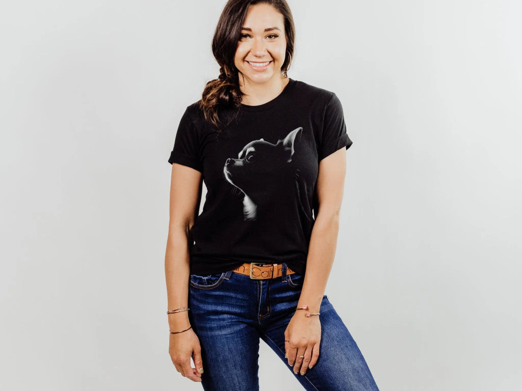 Chihuahua Silhouette Shirt - The Pawsitive Initiative