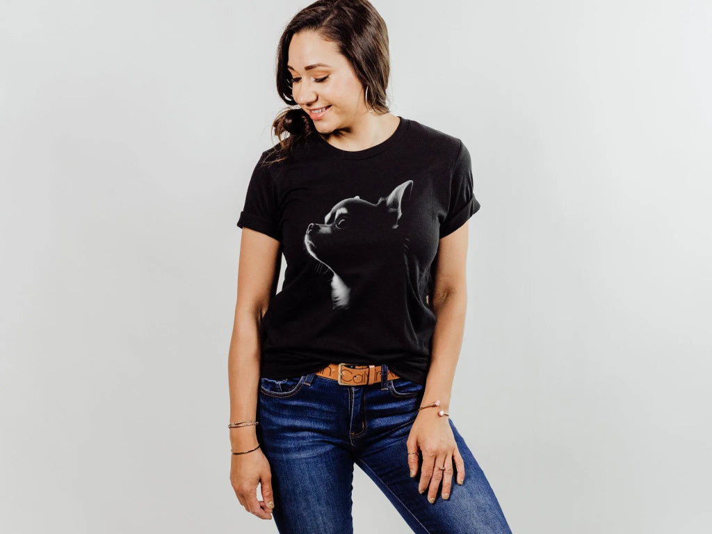 Chihuahua Silhouette Shirt - The Pawsitive Initiative