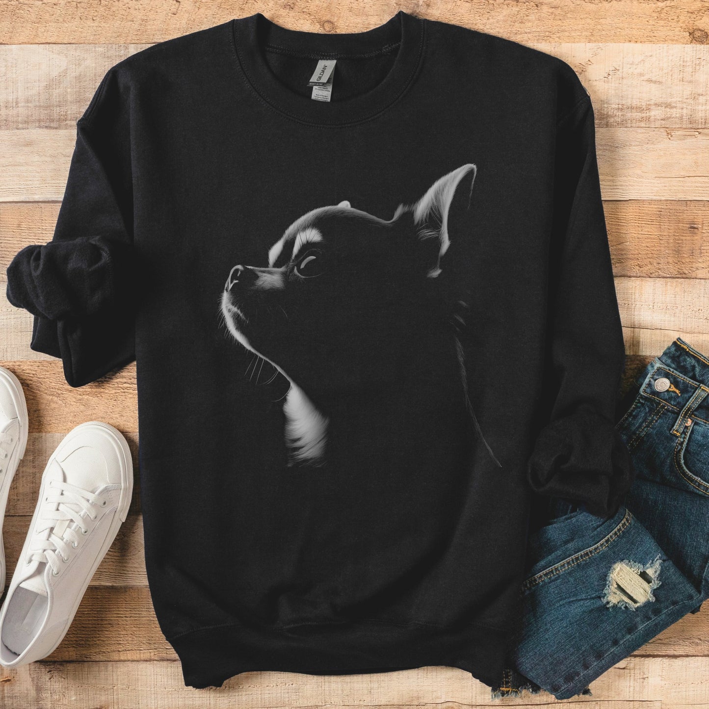 Chihuahua Silhouette Sweatshirt - The Pawsitive Initiative