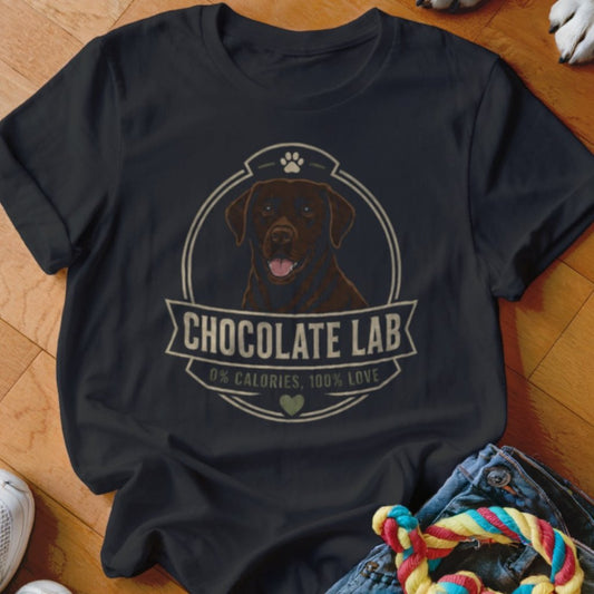 Chocolate Lab Calories Shirt - The Pawsitive Initiative