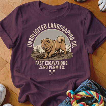 Chow Unsolicited Landscaping Co Shirt - The Pawsitive Initiative