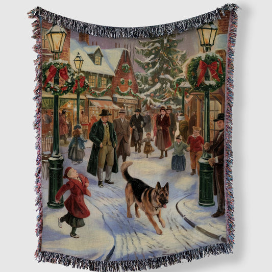 Christmas Village Blanket - The Pawsitive Initiative