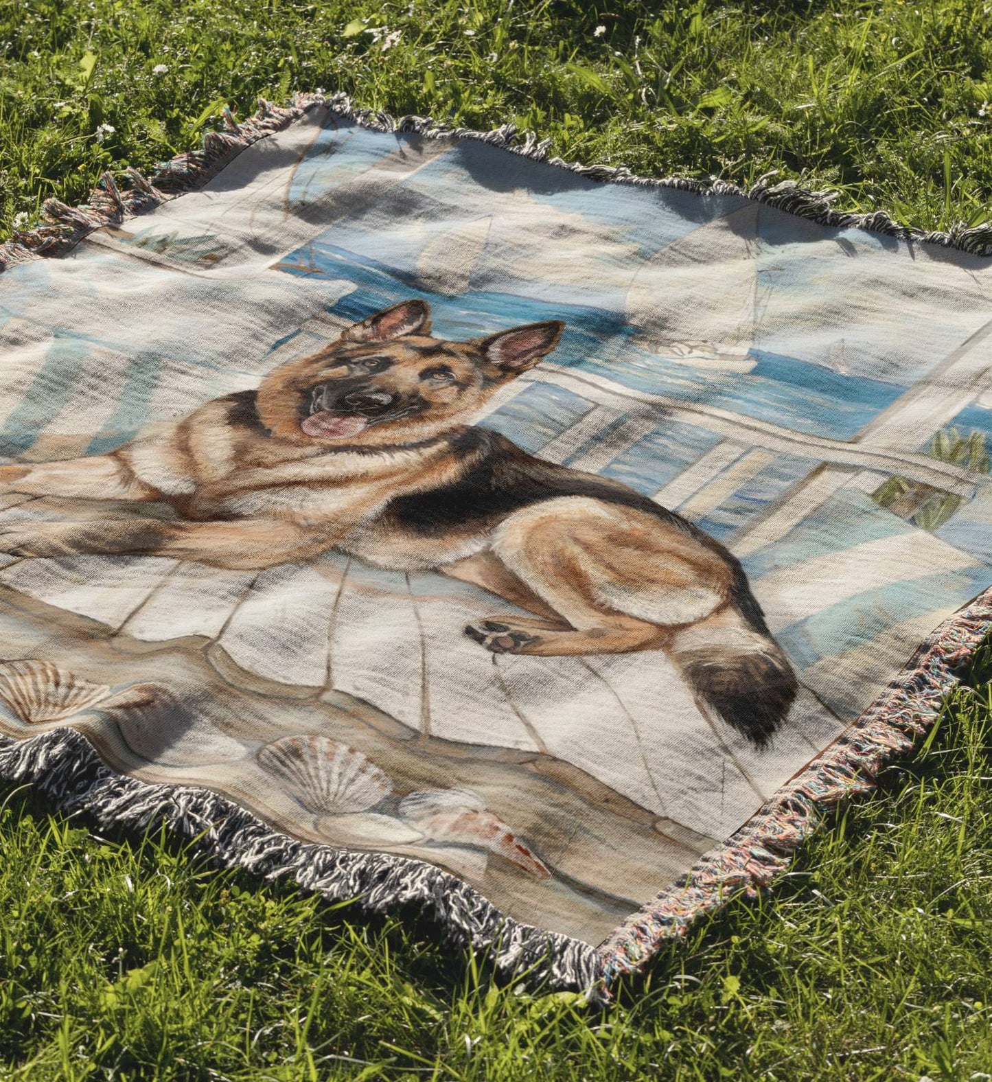 Coastal Sailing Blanket - The Pawsitive Initiative