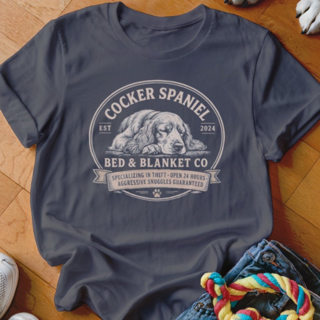 Cocker Spaniel Bed & Blanket Co Shirt - The Pawsitive Initiative