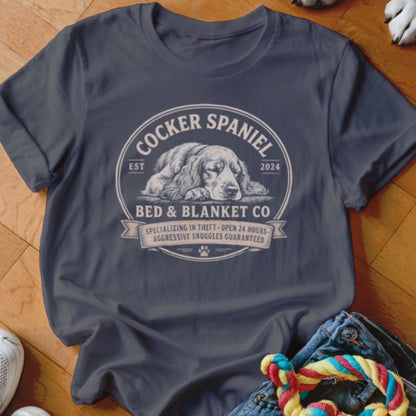 Cocker Spaniel Bed & Blanket Co Shirt - The Pawsitive Initiative