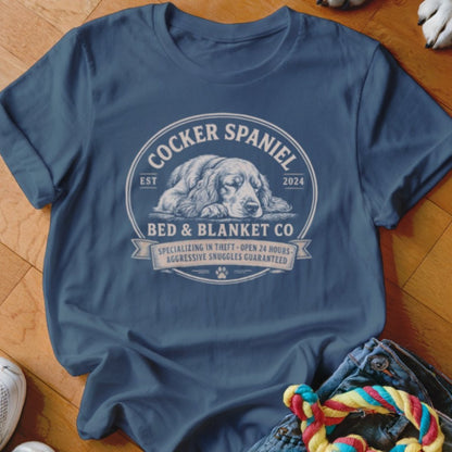 Cocker Spaniel Bed & Blanket Co Shirt - The Pawsitive Initiative