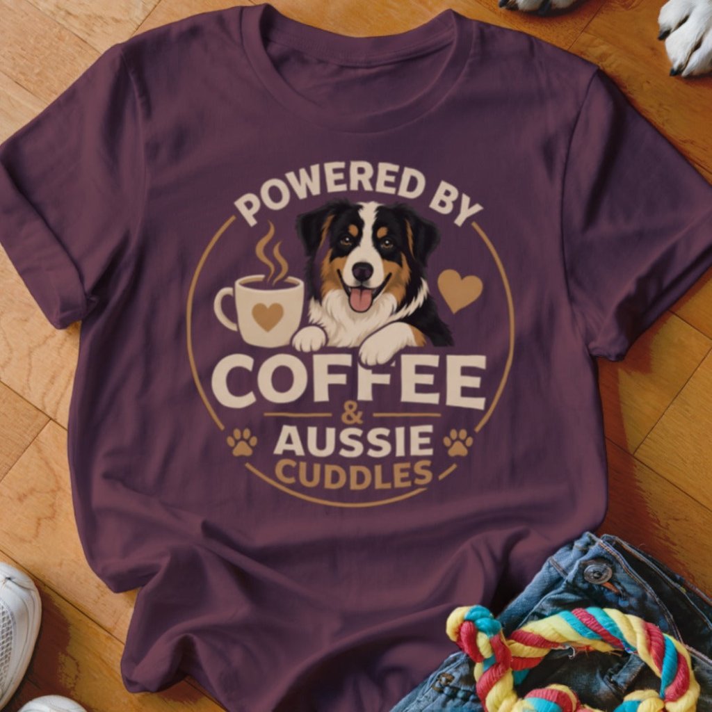 Coffee & Aussie Cuddles Shirt - The Pawsitive Initiative